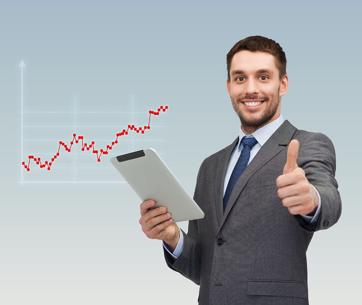 Business people success